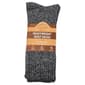 Mens Mountain Ridge(R) 3pk. Seven Apparel Boot Socks - Black/White - image 1
