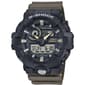 Mens G-Shock Green & Black Analog & Digital Watch - GA710TU-1A3 - image 1