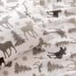 Freshfolds Cotton Moose Winter 4pc. Flannel Sheet Set - image 4