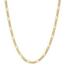 Gold Classics&#40;tm&#41; Gold over Sterling Silver Figaro Chain Necklace