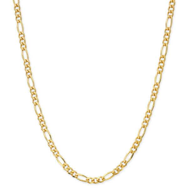 Gold Classics&#40;tm&#41; Gold over Sterling Silver Figaro Chain Necklace - image 