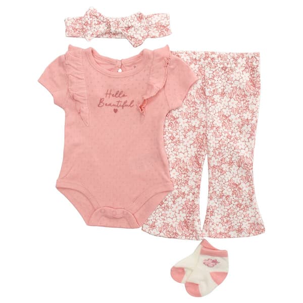 Baby Girl (3-9M) Baby Essentials(R) 4pc. Hello Beautiful Set - image 