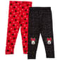 Girls &#40;4-6x&#41; Disney 2pk. Minnie Mouse Shimmer & Dot Leggings - image 1
