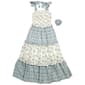 Girls (7-14) Japna Girl Bow Sleeveless Floral Smocked Maxi Dress - image 2