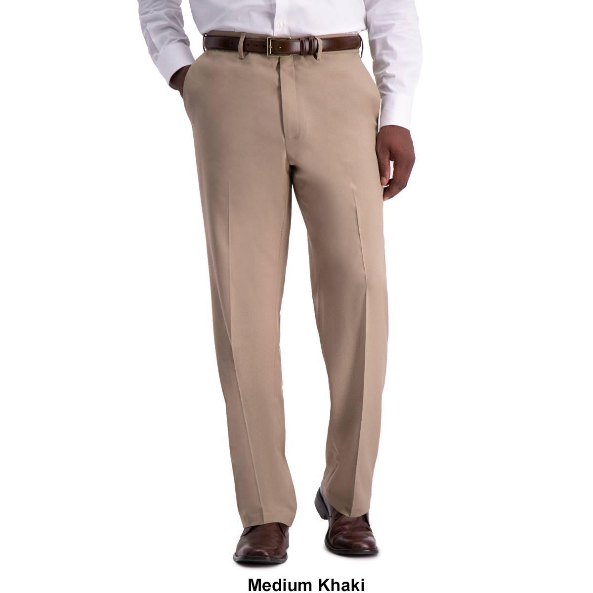 Mens Haggar® Premium Comfort Classic Fit Flat Front Dress Pant