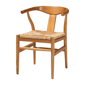 bali & pari Fika Dining Chair with Woven Seagrass Seat - image 1