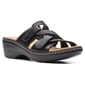 Womens Clarks(R) Collections Merliah Karli Metallic Strappy Sandals - image 1