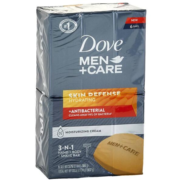 Dove Men+Care Skin Defense Body Bar - 6pk. - image 