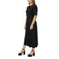 Womens MSK Short Sleeve Crisscross Front Solid Wrap Dress - image 3