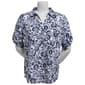 Plus Size Emily Daniels Elbow Sleeve Floral Vine Pocket Blouse - image 1