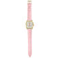 Womens Breast Cancer Awareness Pink Ribbon Dial Watch - 3914GPK - image 2