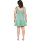 Juniors Plus Jump Sequin A-Line Dress - image 2