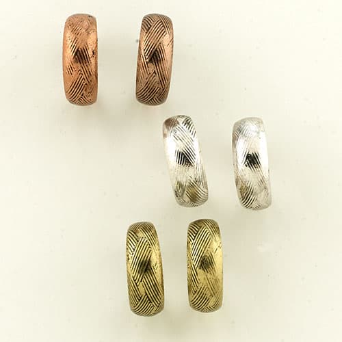 Freedom Nickel Free Hoop Trio Earring Set - image 