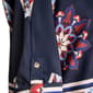 Womens Halston 3/4 Roll Tab Sleeve Geometric Scarf Blouse - image 4