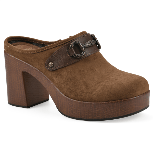 White Mountain Women''s Barleys Platform Heel Clog - image 