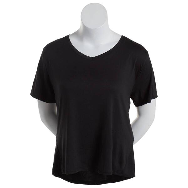 Plus Size Starting Point Short Sleeve Performance V-Neck Tee - image 