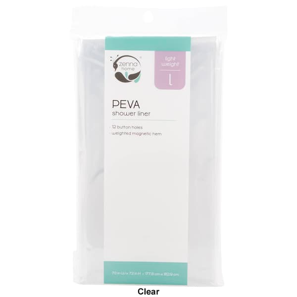 Zenna Home PEVA Standard Shower Curtain Liner