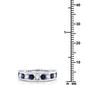 Nova Star® 1/2ctw. Lab Grown Diamond Sapphire Channel Band Ring - image 4