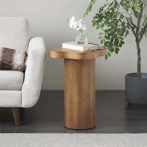 9th & Pike® Modern Brown Wood Accent Table