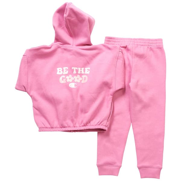 Girls &#40;4-6x&#41; Champion&#174; Be the Good Jacket & Joggers Set