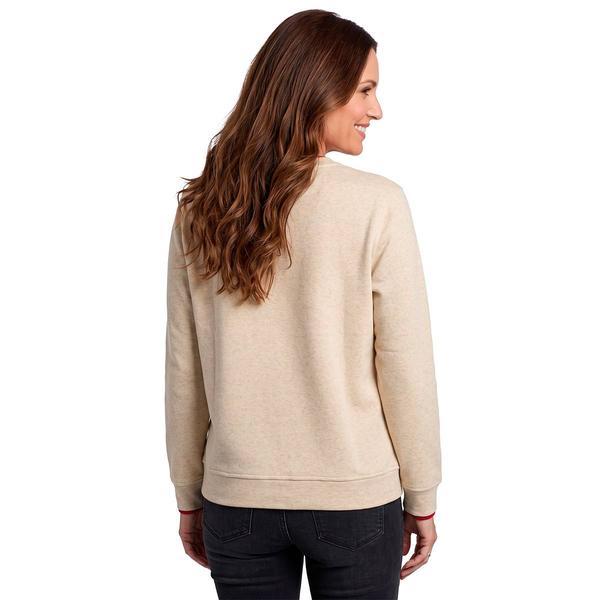 Womens Hasting & Smith Reindeer Border Fleece Sweatshirt