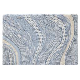 Avanti Waves Blue Bathroom Rug