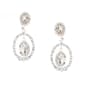Rosa Rhinestones Halo Framed Earrings - image 1