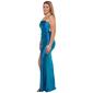 Juniors Emerald Sundae Satin Strappy Empire Waist Dress - image 4