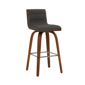 Armen Living Vienna Faux Leather Swivel Counter Stool - image 1