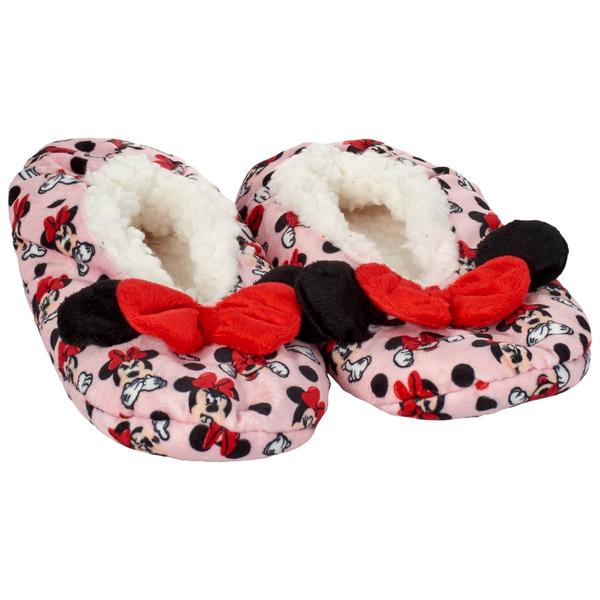 Womens Disney Minnie Mouse Slipper Sock