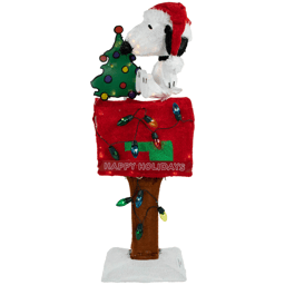 Northlight LED Peanuts Snoopy on Mailbox Christmas Decor
