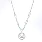 Ashley Cooper&#40;tm&#41; Marine Blue & Green Seaglass Circle Link Necklace - image 1