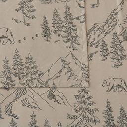 FreshFolds Mountain Ridge Bear Mountain Microfiber Sheet Set