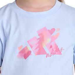 Girls (4-6x) adidas® Heart Logo Tee & Tie Dye Flounce Skort