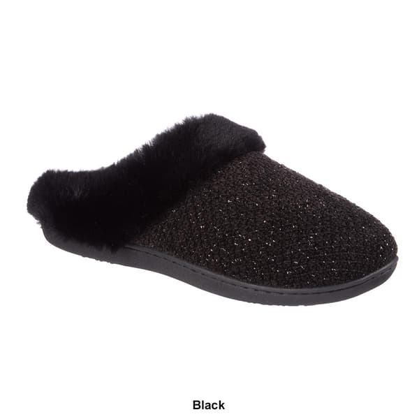 Womens Isotoner Amelia Chenille Knit Hoodback Slippers