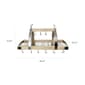 Elegant Designs 2 Bulb Wood & Nickel Pot Rack w/Downlights - image 7