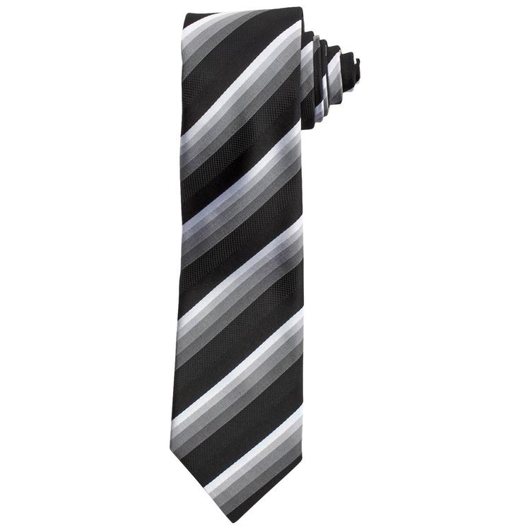 Boys Bill Blass Tie - Black/White