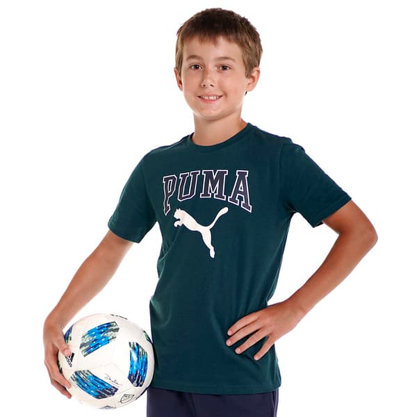 Boys &#40;8-20&#41; Puma&#40;R&#41; House of Graphics Short Sleeve Tee - Green - image 