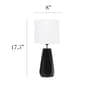 Simple Designs Ceramic Prism Base Table Lamp - image 8