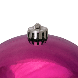 Northlight Magenta Shiny Shatterproof Christmas Ball Ornament