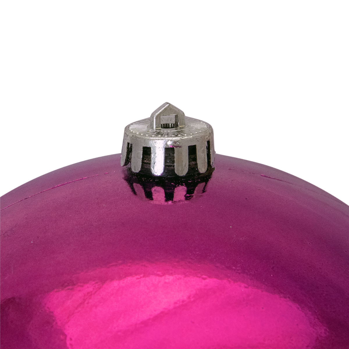 Northlight Magenta Shiny Shatterproof Christmas Ball Ornament