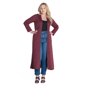 Plus Size 24/7 Comfort Apparel Long Duster Open Front Cardigan - image 1