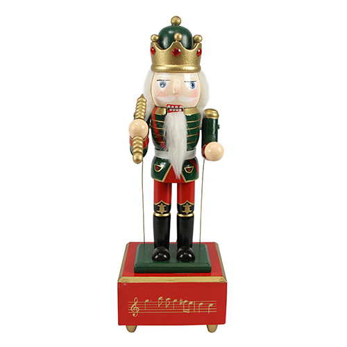 Open Video Modal for Northlight Seasonal 12in. Christmas Animated Cymbalist Nutcracker