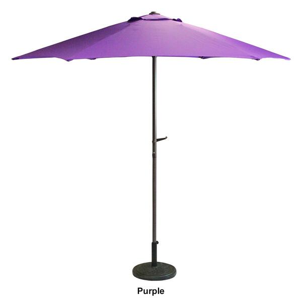 Northlight Seasonal 7.5ft. Patio Market Umbrella with Hand Crank