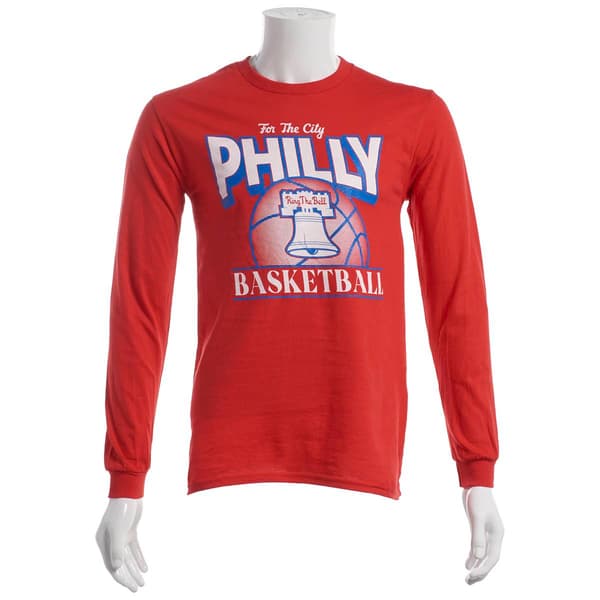 Mens Tailgate Philadelphia Basketball Sixers Tee - image 
