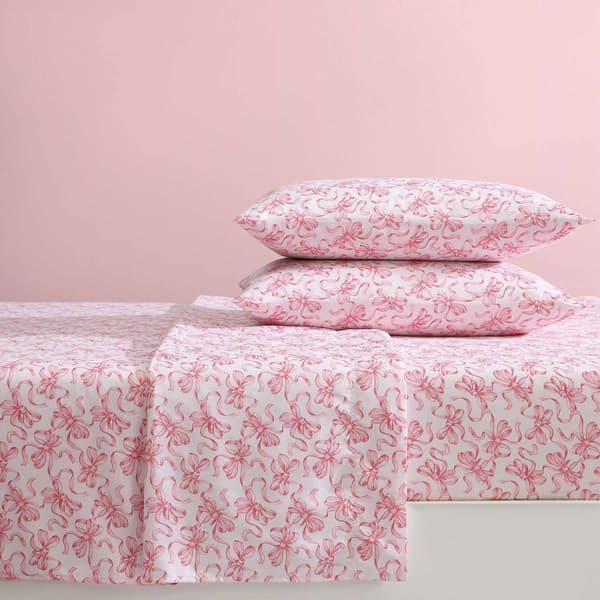 Betsey Johnson Ballet Bows Sheet Set