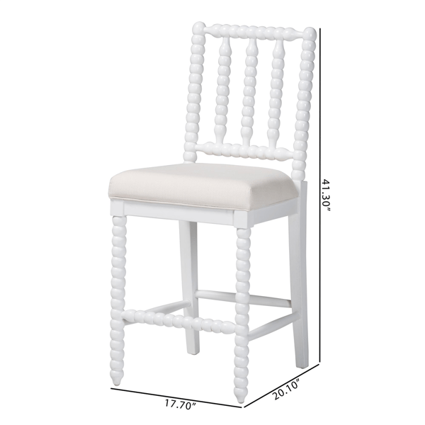 bali & pari Deya Bobbin Counter Stool