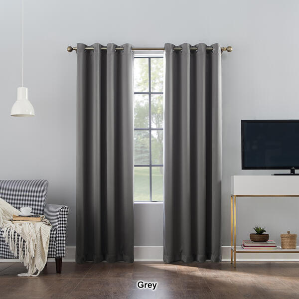 Sun Zero Troy 100% Blackout Grommet Curtain Panel