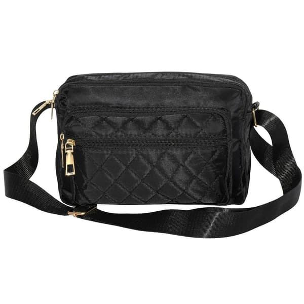 NICCI Nylon Quilted Crossbody Bag