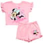Toddler Girl Disney Minnie Hearts Short  Set - image 1
